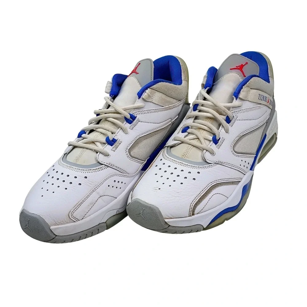 Jordan Point Lane White True Blue Mens Basketball Shoes CZ4166-101 Size 11‎